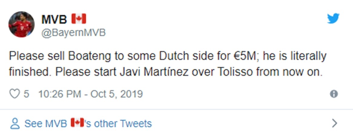 Fans slam Jerome Boateng after defeat at home to TSG Hoffenheim - Bóng Đá