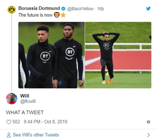 LIVERPOOL FANS REACT TO DORTMUND TWEET Sancho, Gomez, Arnold - Bóng Đá