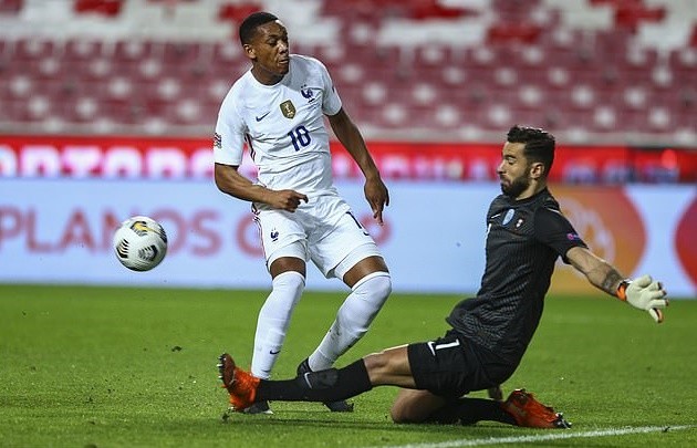 Martial gây thất vọng trước Bồ Đào Nha - Bóng Đá