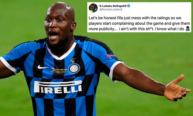 Romelu Lukaku sure doesn't like his FIFA 21 rating - Bóng Đá