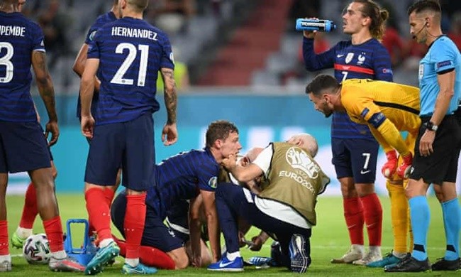 Benjamin Pavard: Uefa asks France why defender played on after concussion in Euro 2020 gam - Bóng Đá