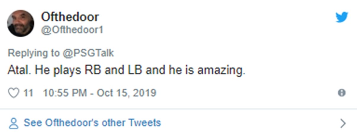 PSG Fans Want a Full-Back in the January Transfer Window - Bóng Đá