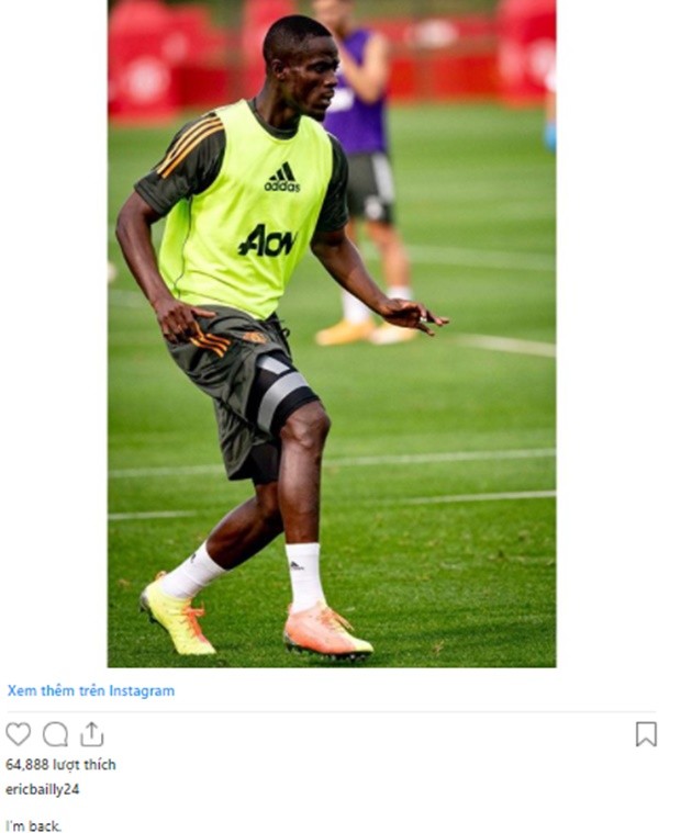 Eric Bailly sends message to Manchester United fans - Bóng Đá