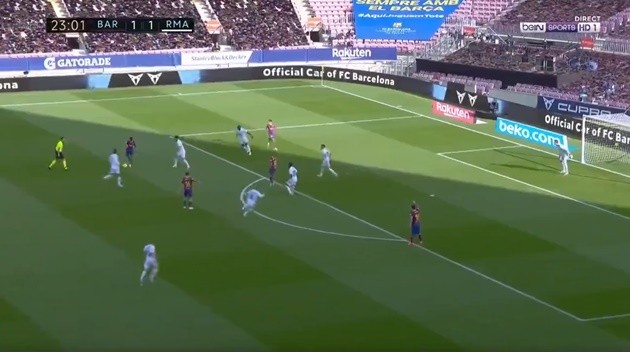 Lionel Messi skill against Sergio Ramos - Bóng Đá