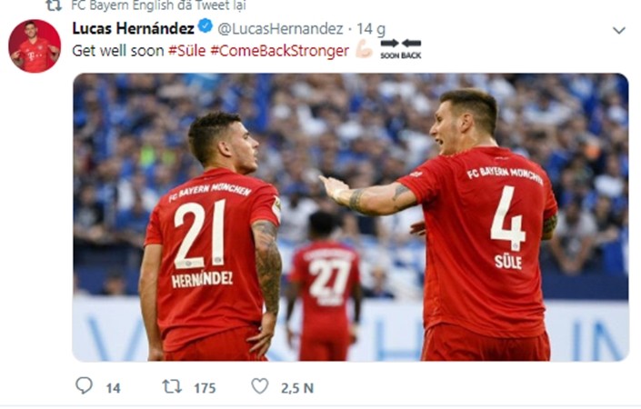 Sao Bayern đồng lòng cùng làm 1 điều bất ngờ với thảm họa của Sule - Bóng Đá