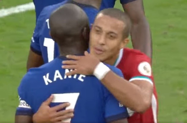 Thiago: Liverpool fans loved his passion after he tackled N'Golo Kante - Bóng Đá