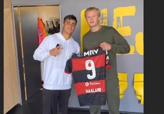 Reinier does public relations with Haaland... for Flamengo - Bóng Đá