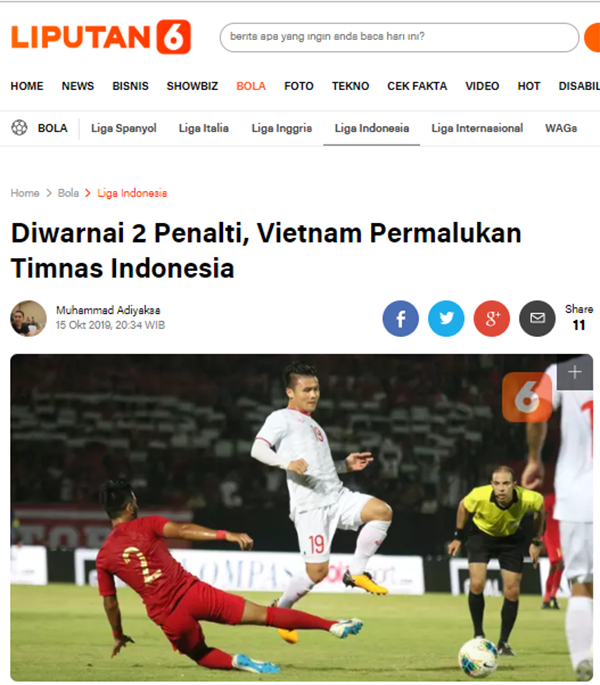 Báo Indonesia: Quá tệ, chúng ta đã thua tan nát trước ĐT Việt Nam - Bóng Đá