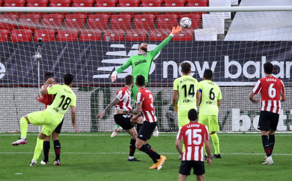 Thua đau Bilbao, Atletico Madrid lỡ cơ hội bứt tốp với Real và Barca - Bóng Đá