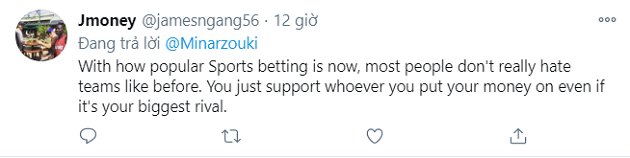 people tune into a game to watch a team they hate lose more than they watch a game to see a particular team win - Bóng Đá