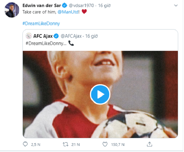 Sao M.U chào đón Van de Beek - Bóng Đá