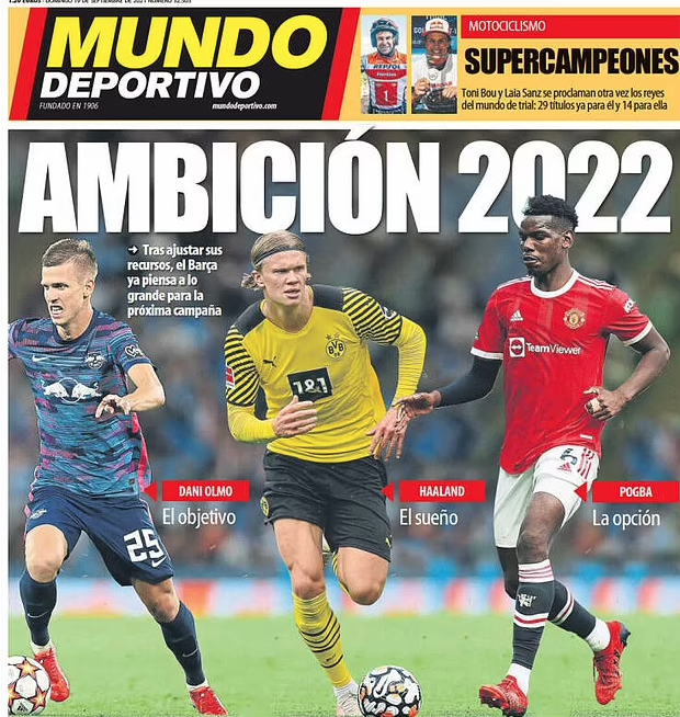 Chuyển nhượng Barca: Laporta lên kế hoạch đánh chiếm cả Pogba và Haaland - Bóng Đá