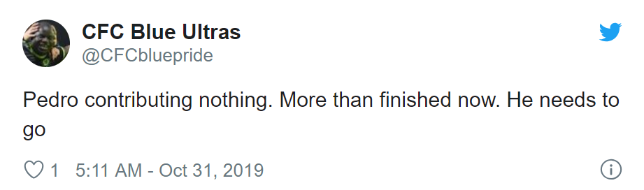 Chelsea fans rage at Pedro cameo against Manchester United - Bóng Đá