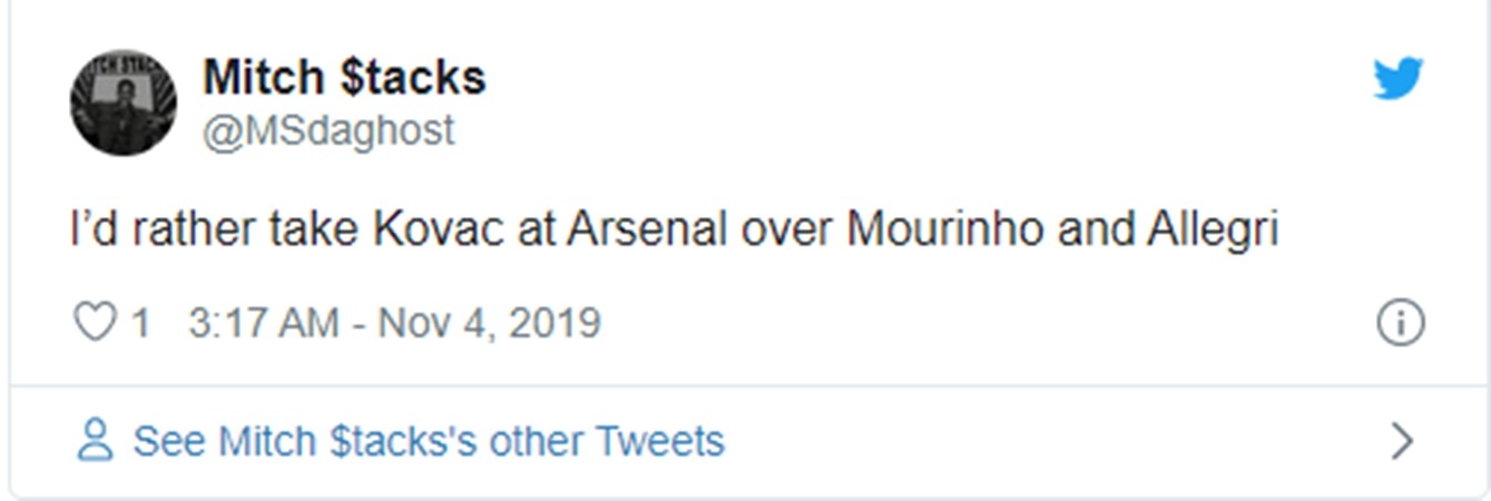 “Welcome to Arsenal” – these Gunners fans adamant club will replace Emery with Kovac - Bóng Đá