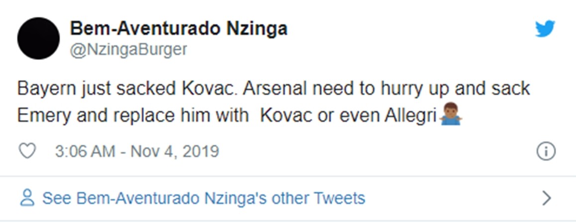 “Welcome to Arsenal” – these Gunners fans adamant club will replace Emery with Kovac - Bóng Đá