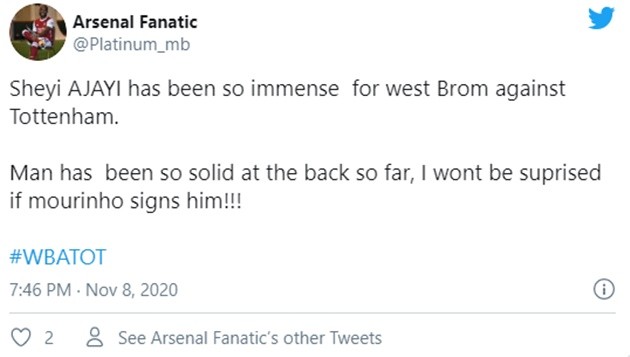 ARSENAL FANS HAIL EX-PLAYER’S DISPLAY V SPURS - Bóng Đá