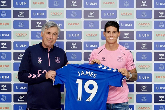 James Rodriguez chọn số tại Everton, nhắc nhớ kỷ niệm ngọt ngào cùng Porto - Bóng Đá
