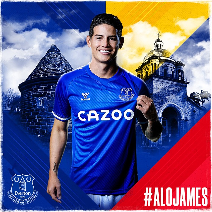 James Rodriguez chọn số tại Everton, nhắc nhớ kỷ niệm ngọt ngào cùng Porto - Bóng Đá