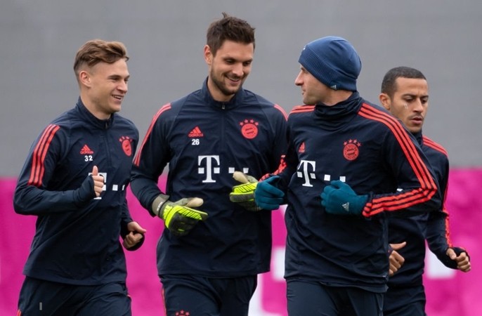 Dàn sao Bayern tươi tắn trong buổi tập đầu tiên sau 