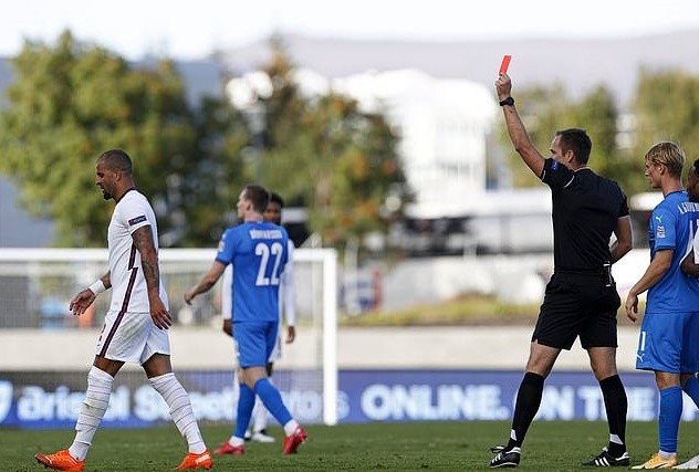 Maguire, Rooney, Beckham: Which players have been sent off for England? - Bóng Đá