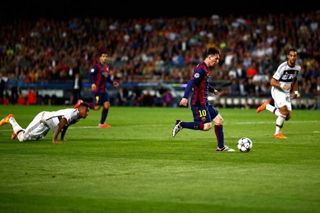Lionel Messi skill against Sergio Ramos - Bóng Đá