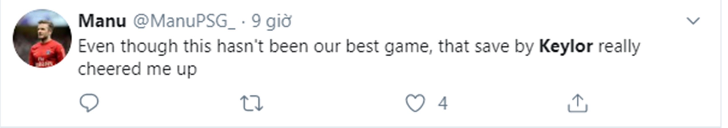 Navas được khen ngợi khi giúp PSG thắng trận - Bóng Đá