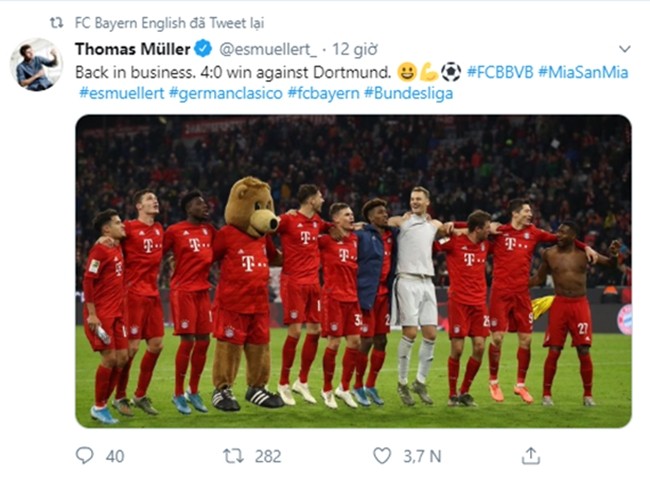 Dàn sao Bayern đồng lòng làm 1 việc sau khi hủy diệt Dortmund - Bóng Đá