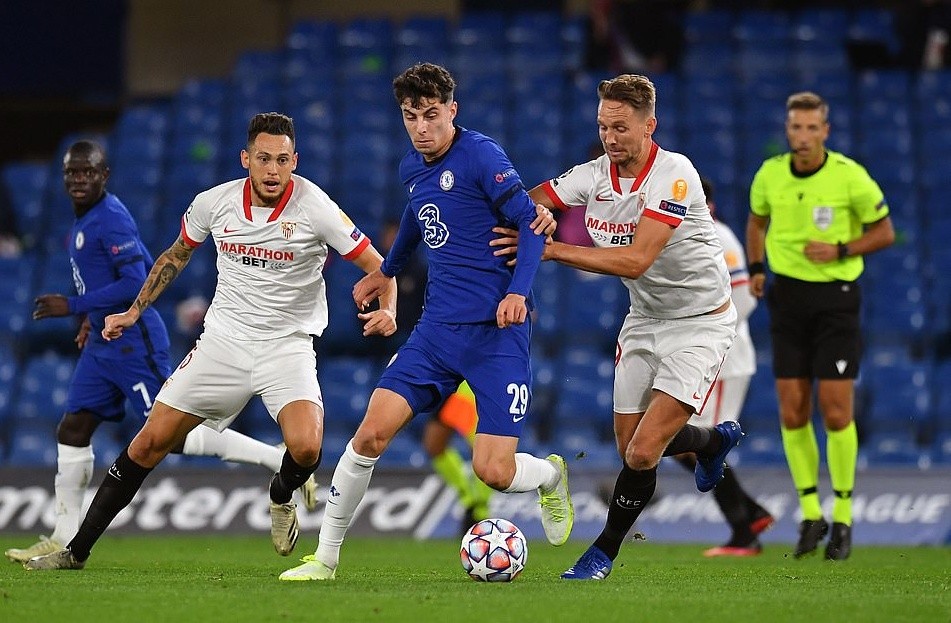 Timo Werner lập hattrick, Chelsea hủy diệt Sevilla 8 bàn - Bóng Đá