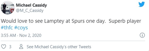 MAKE IT HAPPEN LEVY’: SOME TOTTENHAM FANS ARE BEGGING SPURS TO SIGN LEAGUE RIVALS’ £3M STAR - Bóng Đá