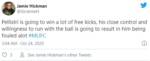 Manchester United fans react to Facundo Pellistri's under-23s debut - Bóng Đá