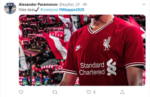 Có Nike hậu thuẫn, CĐV Liverpool 
