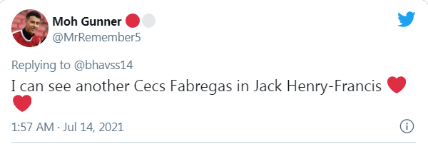 CĐV Arsenal phát cuồng, so sánh sao 17 tuổi với Fabregas - Bóng Đá