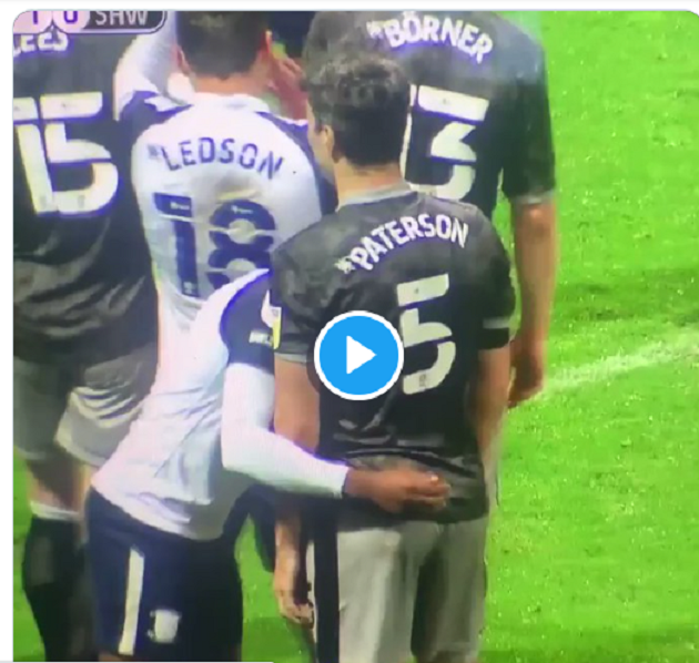 Preston 1-0 Sheffield Wednesday: Darnell Fisher grabs Callum Paterson's private parts during game - Bóng Đá