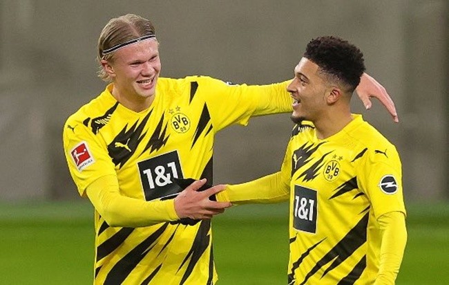 Tỏa sáng cùng “cạ cứng”, Sancho hết lời tâng bốc Haaland  - Bóng Đá