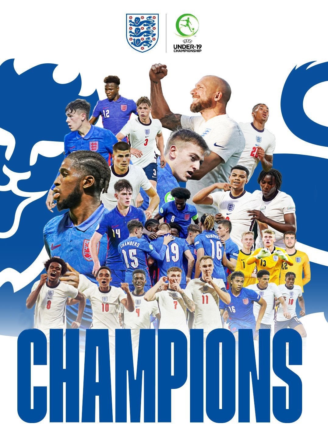 Tuyển Anh vô địch Euro U19 - Bóng Đá