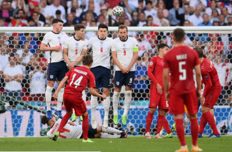 TRỰC TIẾP Anh 0-1 Đan Mạch (H1): Damsgaard mở tỷ số - Bóng Đá