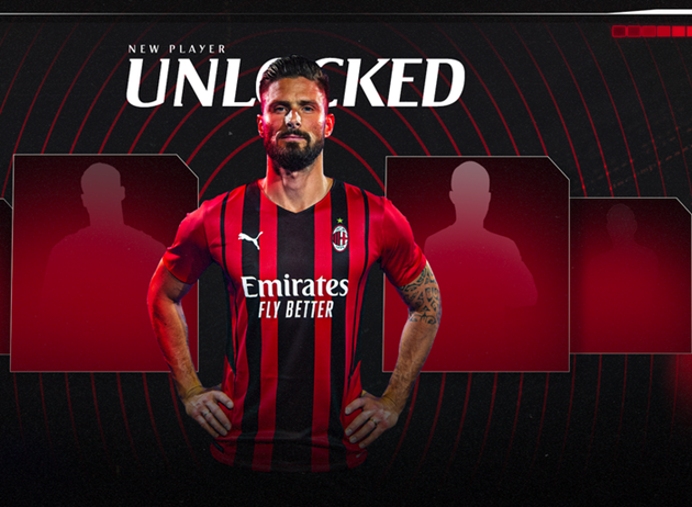 Ảnh Giroud ra mắt AC Milan - Bóng Đá