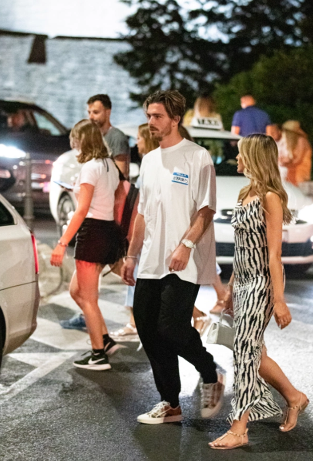 Three Lions ace Jack Grealish spotted with childhood sweetheart on romantic - Bóng Đá