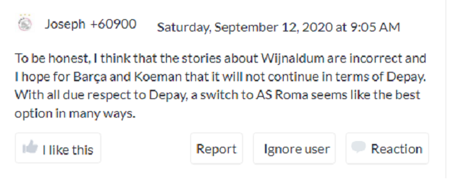 'Very moderate' Memphis tackled hard: 'His head is already in Barcelona' - Bóng Đá