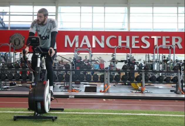 Ảnh sao MU tập gym - Bóng Đá