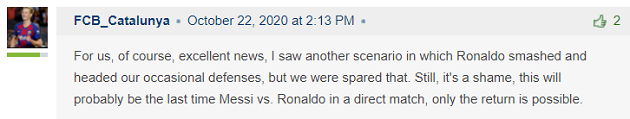 Cristiano Ronaldo tests positive and misses a squatter against Barcelona - Bóng Đá