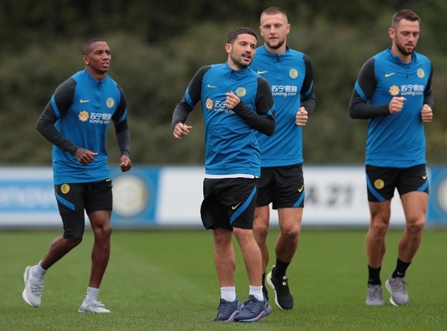 ảnh Inter Milan tập - Bóng Đá