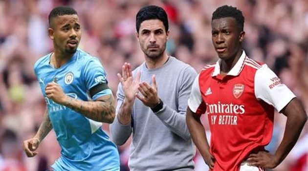 Eddie Nketiah finds himself in familiar Arsenal position after Gabriel Jesus transfer - Bóng Đá
