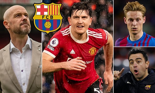 Vì sao Ten Hag từ chối để Harry Maguire gia nhập Barca? - Bóng Đá