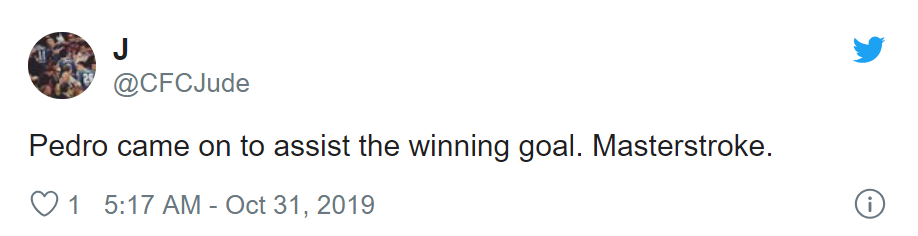 Chelsea fans rage at Pedro cameo against Manchester United - Bóng Đá