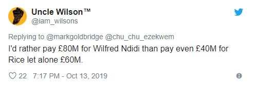 Manchester United fans would rather have Wilfred Ndidi over Declan Rice - Bóng Đá