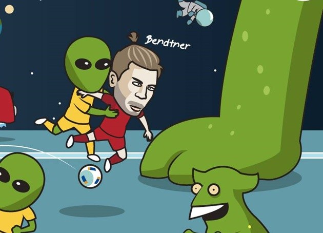 Cười té khói với loạt ảnh chế Bendtner giải nghệ - Bóng Đá