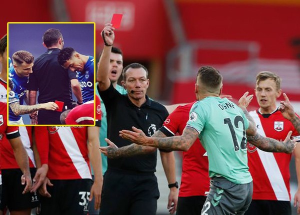 Digne nhận thẻ đỏ, fan Liverpool 