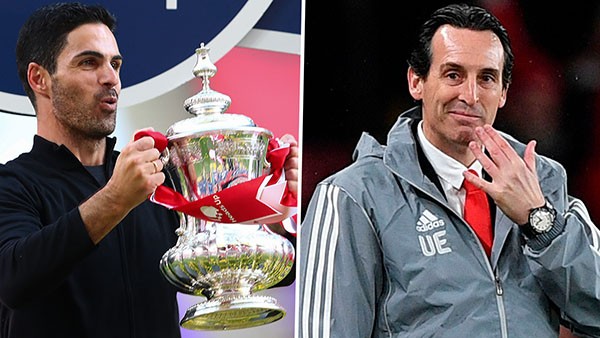 7 thống kê so sánh giữa Unai Emery và Mikel Arteta tại Arsenal - Bóng Đá