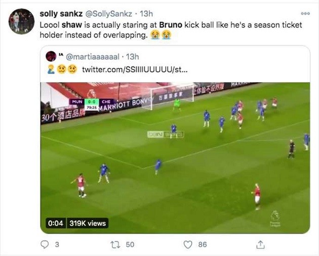 Manchester United news: Fans blast Luke Shaw for ignoring Bruno Fernandes vs Chelsea - Bóng Đá